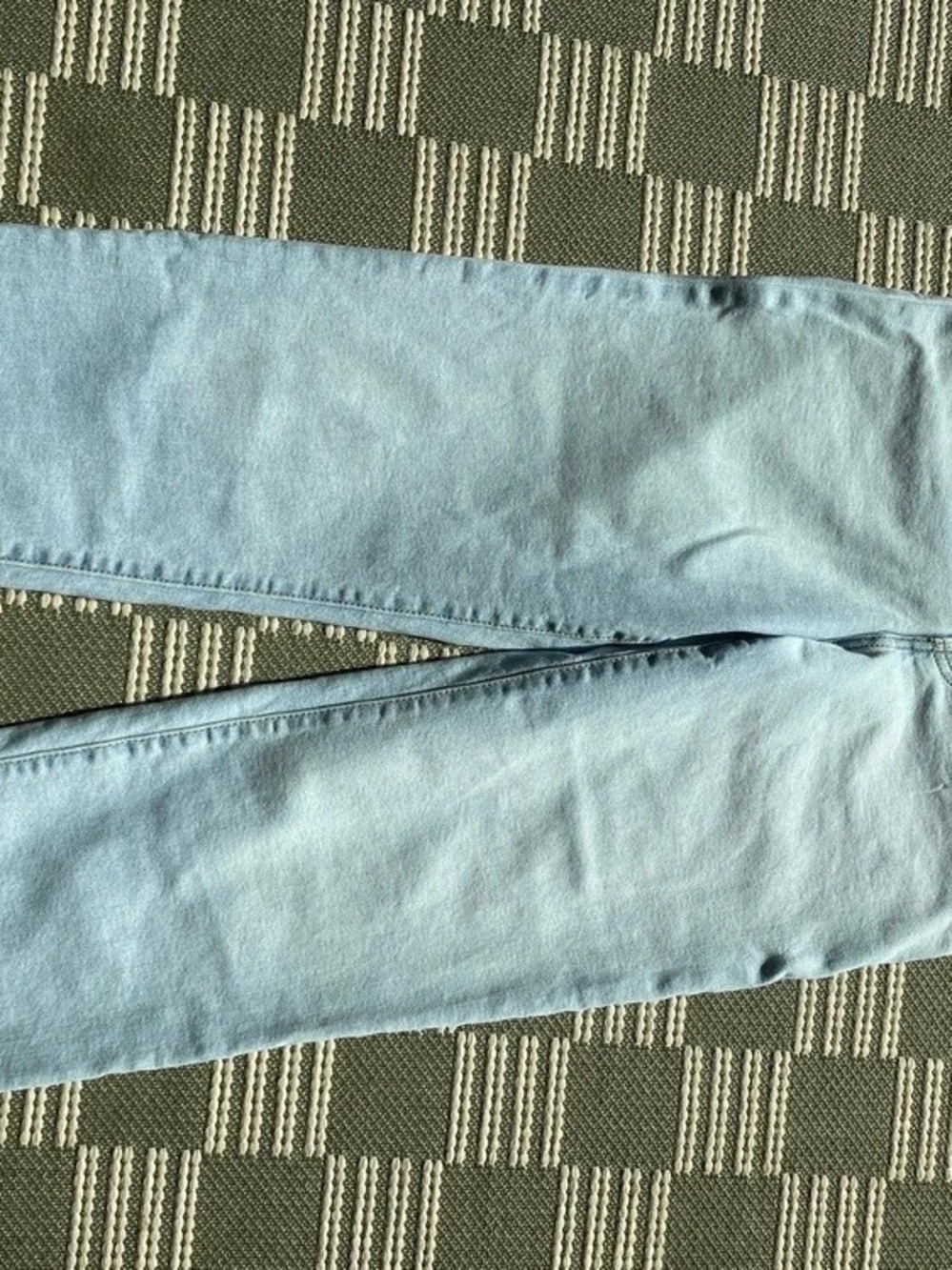 Ribcage Straight Ankle Light Wash Straight Leg Jeans Waist 28